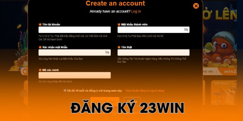 5 bước đăng ký 23Win nhanh chóng nhất